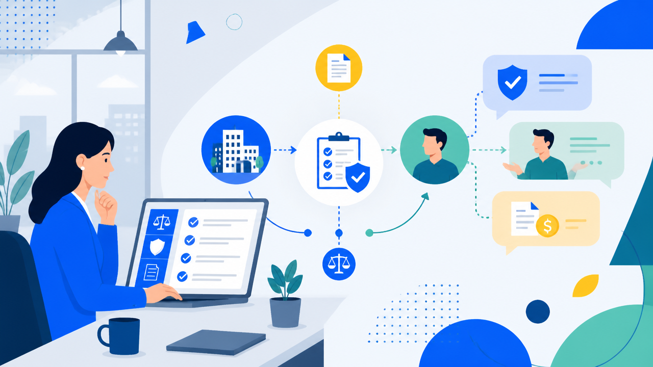 Ilustração corporativa sobre cobrança digital em conformidade com o Código de Defesa do Consumidor
